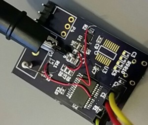 board with PWM pin patch wires