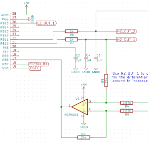 PWM output schematic