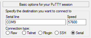 PuTTY Configuration